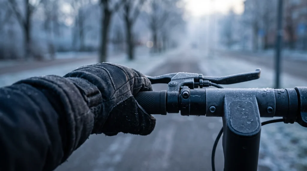 Electric scooter gloves for winter